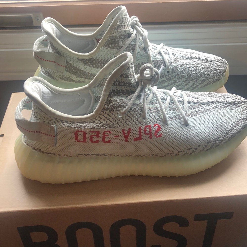 Yeezy 350 V2 blue tint